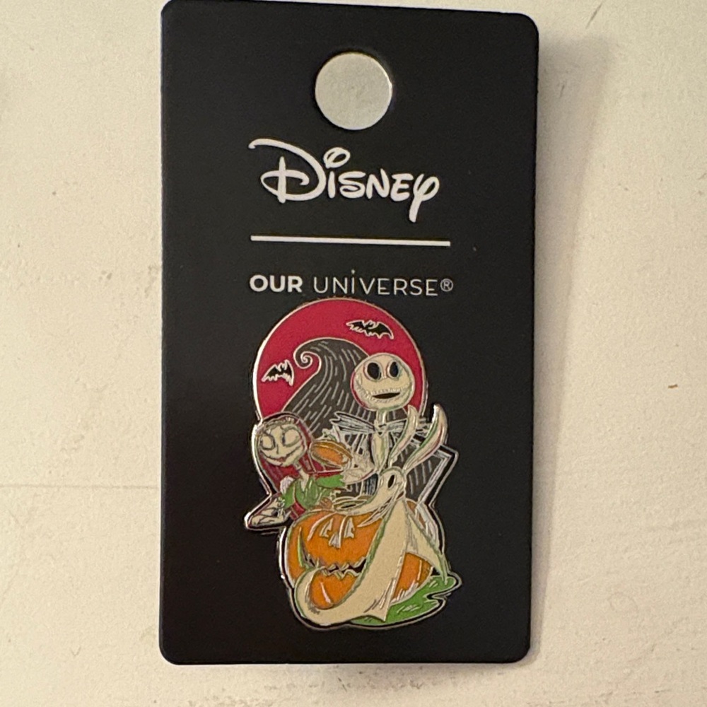 Disney Jack Skellington & Sally Nightmare Before Christmas Enamel Pin
